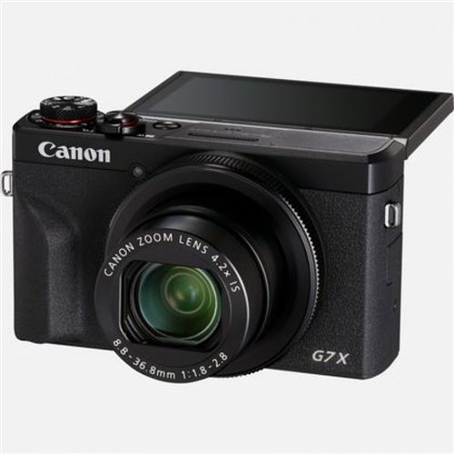 Canon PowerShot G7 X Mark III 4K Digital Camera | Vlogging, 20.1MP, Wi-Fi Bluetooth, Live Stream, Compact | Black